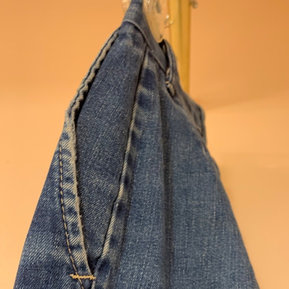 70s era HIS Jeans high waist flare leg Size 5/6 - Picture 4 of 7